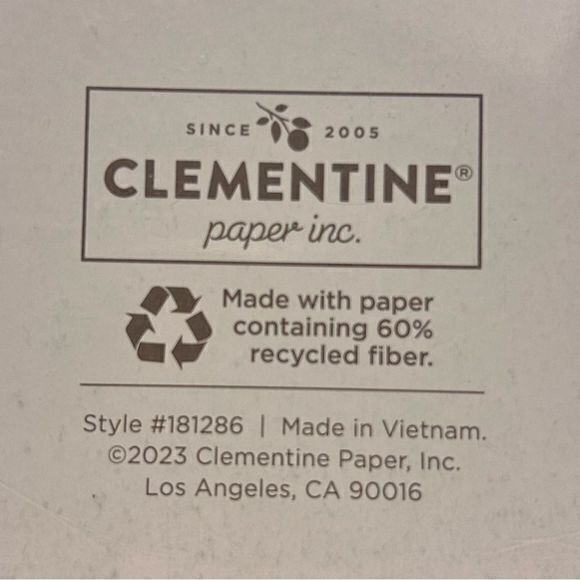 NWT Clementine Magnetic Note Pad “Hocus Pocus I Need To Focus” Orange Striped - Picture 5 of 6